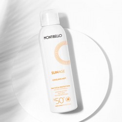 Cooling Mist SPF50+ Sunage Montibello cococrem 2