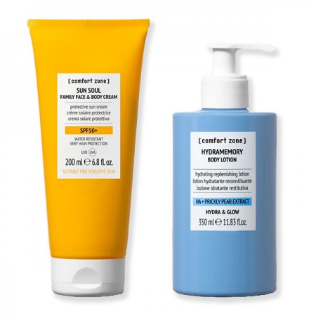 Pack Solar Corporal Sun Soul Comfort Zone protector solar SPF50 y loción corporal