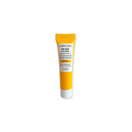Face Cream SPF50 Sun Soul Comfort Zone tamaño viaje 15 ml