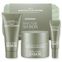 Pack Microbiomic Doctor Babor rutina facial hidratante con limpiador contorno y crema