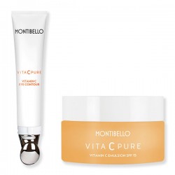 Emulsión Vita C Pure y contorno de ojos Montibello