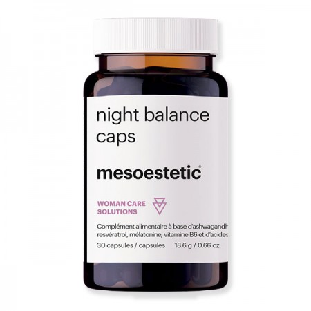 Night Balance Caps Mesoestetic cápsulas menopausia sueño