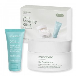 Pack Crema Re.Equilibrium Montibello para piel mixta y grasa