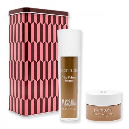 Pack Plenitude Massada con sérum, crema y caja metálica
